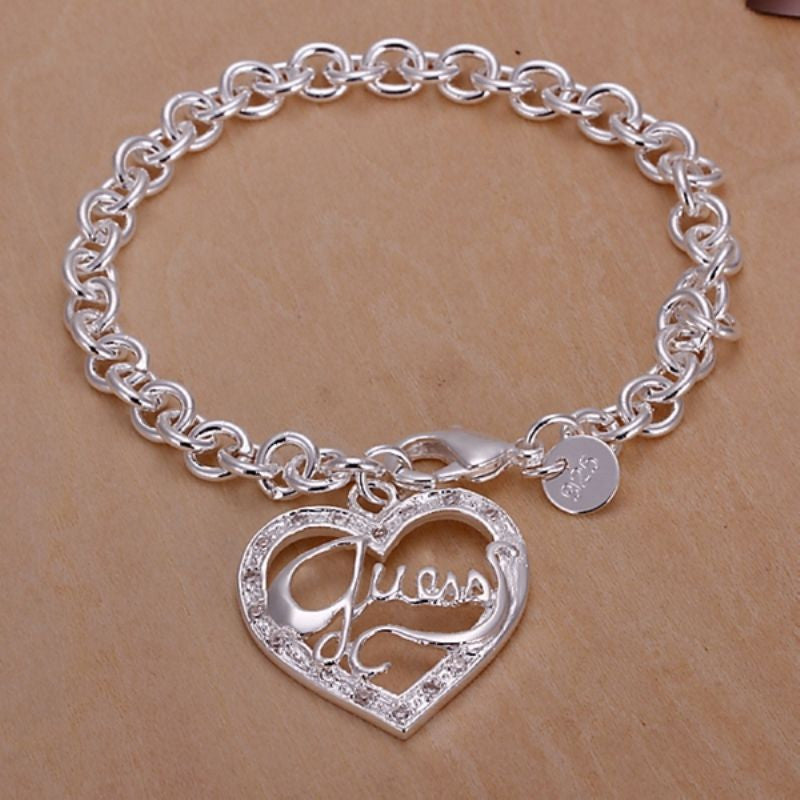 Women guess Charm Chain Bracelets Jewelry