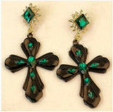 Cross Charm Drop/Dangle Earrings Jewelry