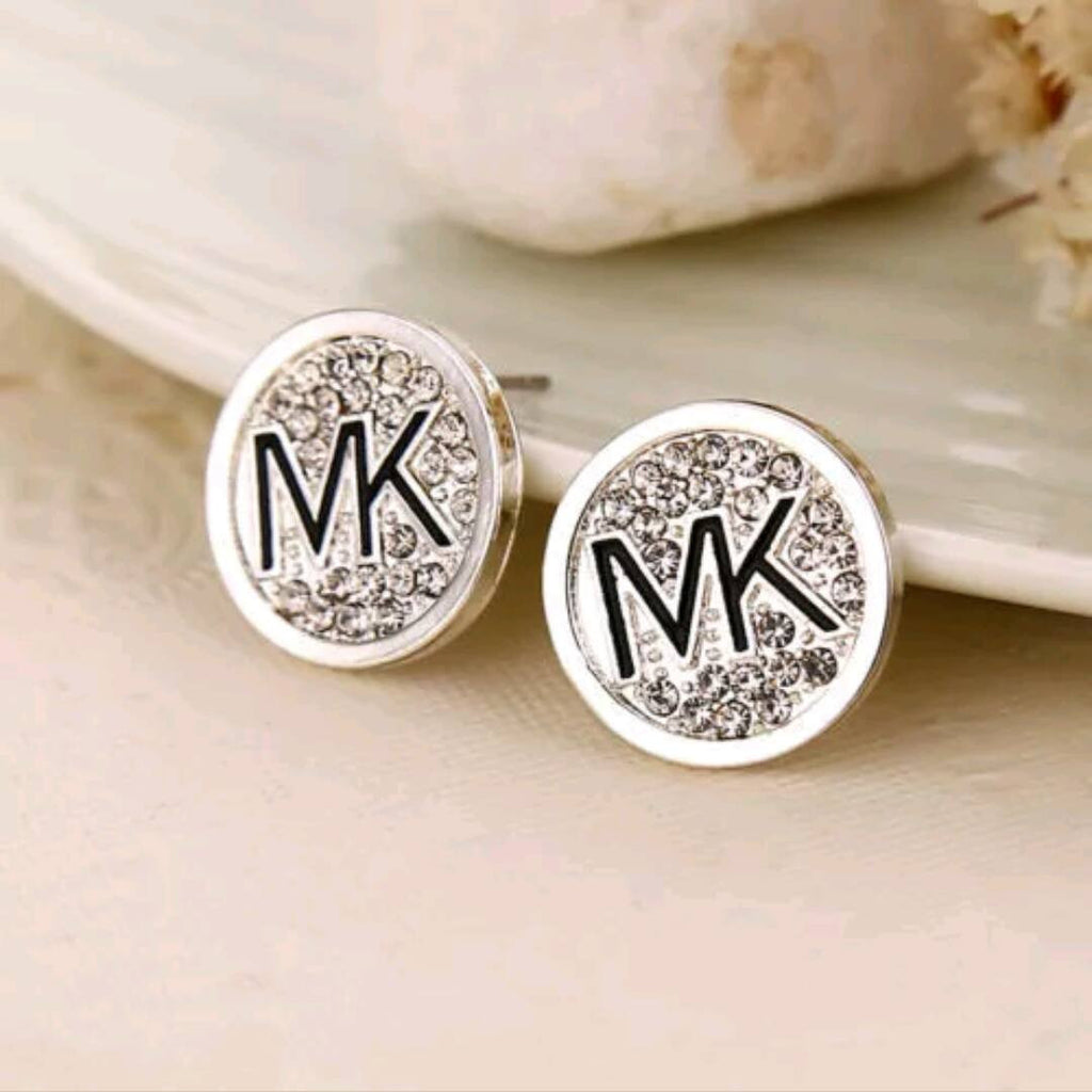 New fashion MK round stud earrings