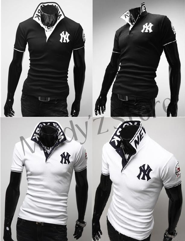 NY Men T Shirt Stylish Slim Fit Polo